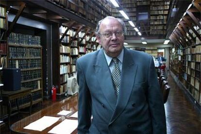 Pedro Luis Barcia, presidente de la Academia Argentina de Letras.