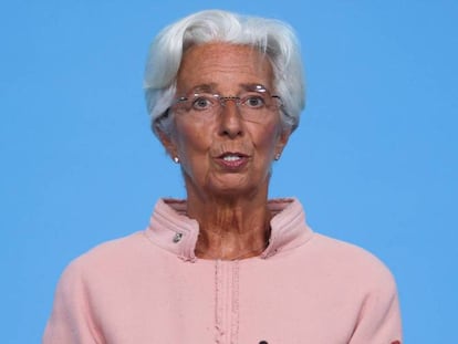 Christine Lagarde, presidenta del BCE.