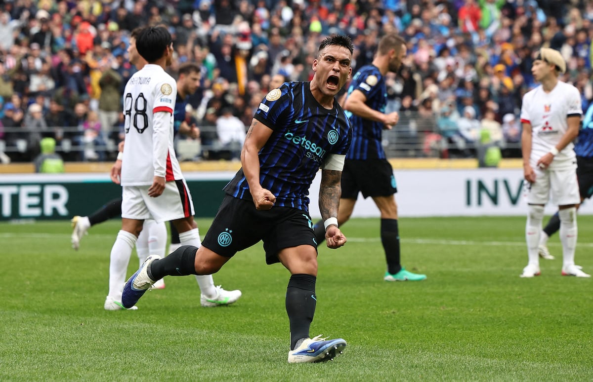 El Inter pasa un calvario para superar al Urawa nipón