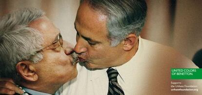 Benjamin Netanyahu y Mahmoud Abbas