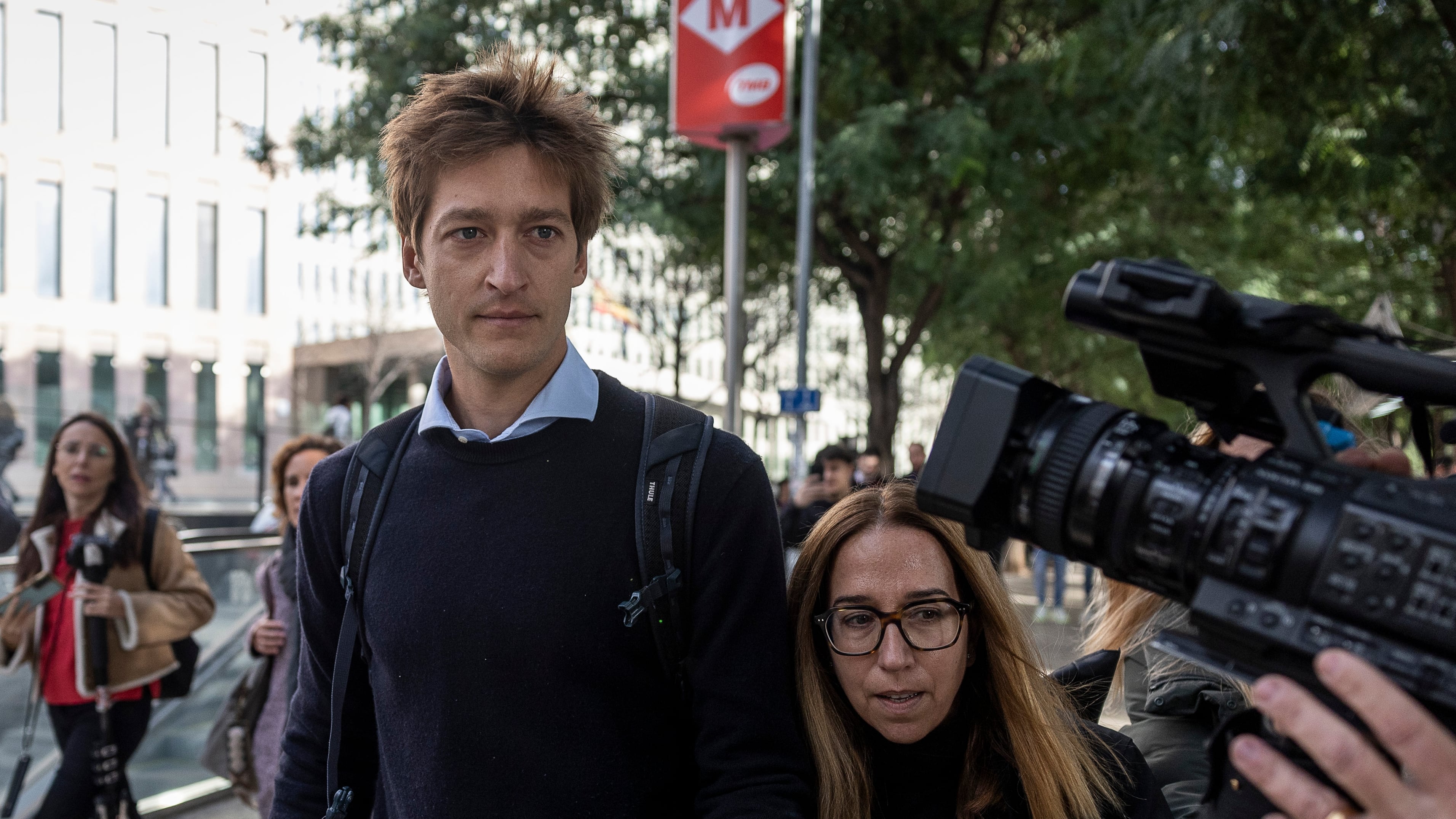 Óscar Pierre, consejero delegado  de Glovo, declara en la Ciudad de la Justicia, en una imagen de archivo. [ALBERT GARCIA] EL PAIS