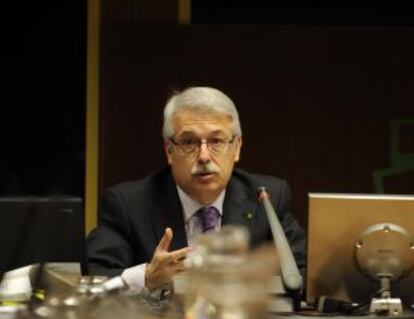 Martínez Churiaque, ayer en el Parlamento.