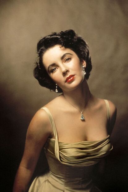 Elizabeth Taylor, en una sesión fotográfica para la revista <i>Life</i><b> en 1948.</b>