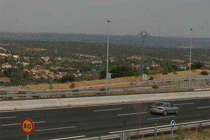 Terrenos de la llamada Área Homogénea Norte, en el municipio de Torrelodones.