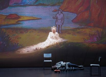 La soprano Nina Minasyan cantaba el arioso ‘Ty, tsarevich, moy spasitel’ del segundo acto de ‘El cuento del zar Saltán’, el pasado 30 de abril en el Teatro Real.
