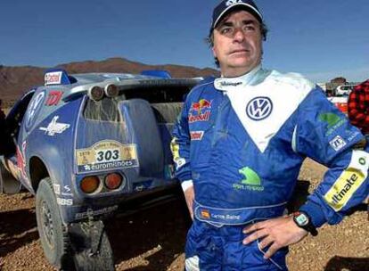 Carlos Sainz en el último Rally Dakar.