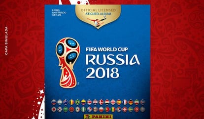 Capa do álbum da Copa do Mundo Rússia 2018.