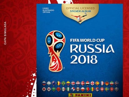 Capa do álbum da Copa do Mundo Rússia 2018.