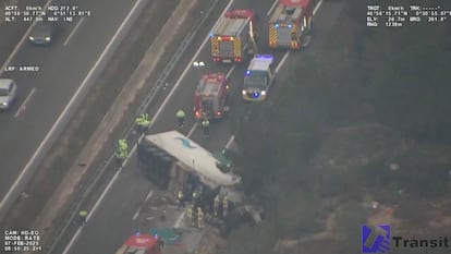 Cortada la autopista AP-7 en Tarragona por un accidente mortal