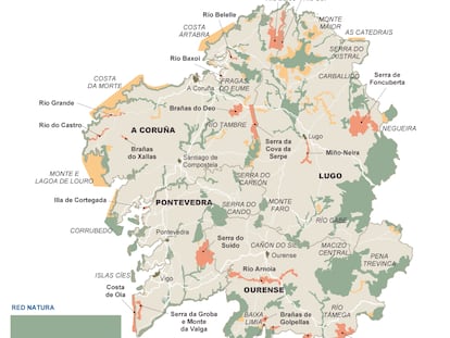 Propuesta de  ampliación de la Red natura en Galicia