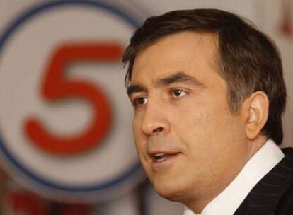 El presidente reelecto de Georgia, Mijaíl Saakashvili