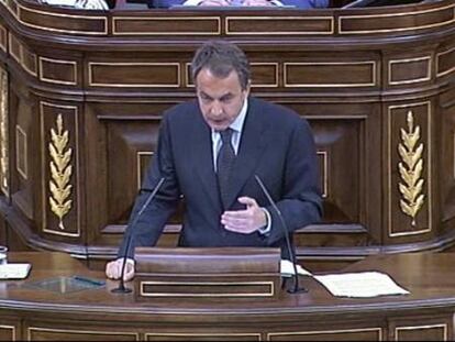 Zapatero a Rajoy: "Lo único que tiene usted como objetivo es llegar a unas elecciones"