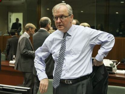 El vicepresidente económico de la Comisión Europea, Olli Rehn.