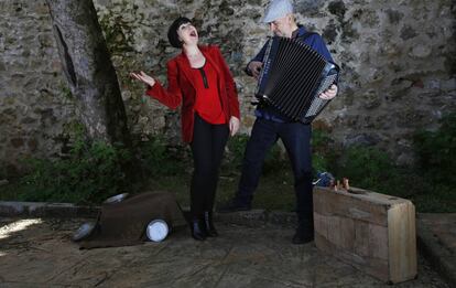 Luisa y Cuco Pérez, el pasado viernes en Segovia.