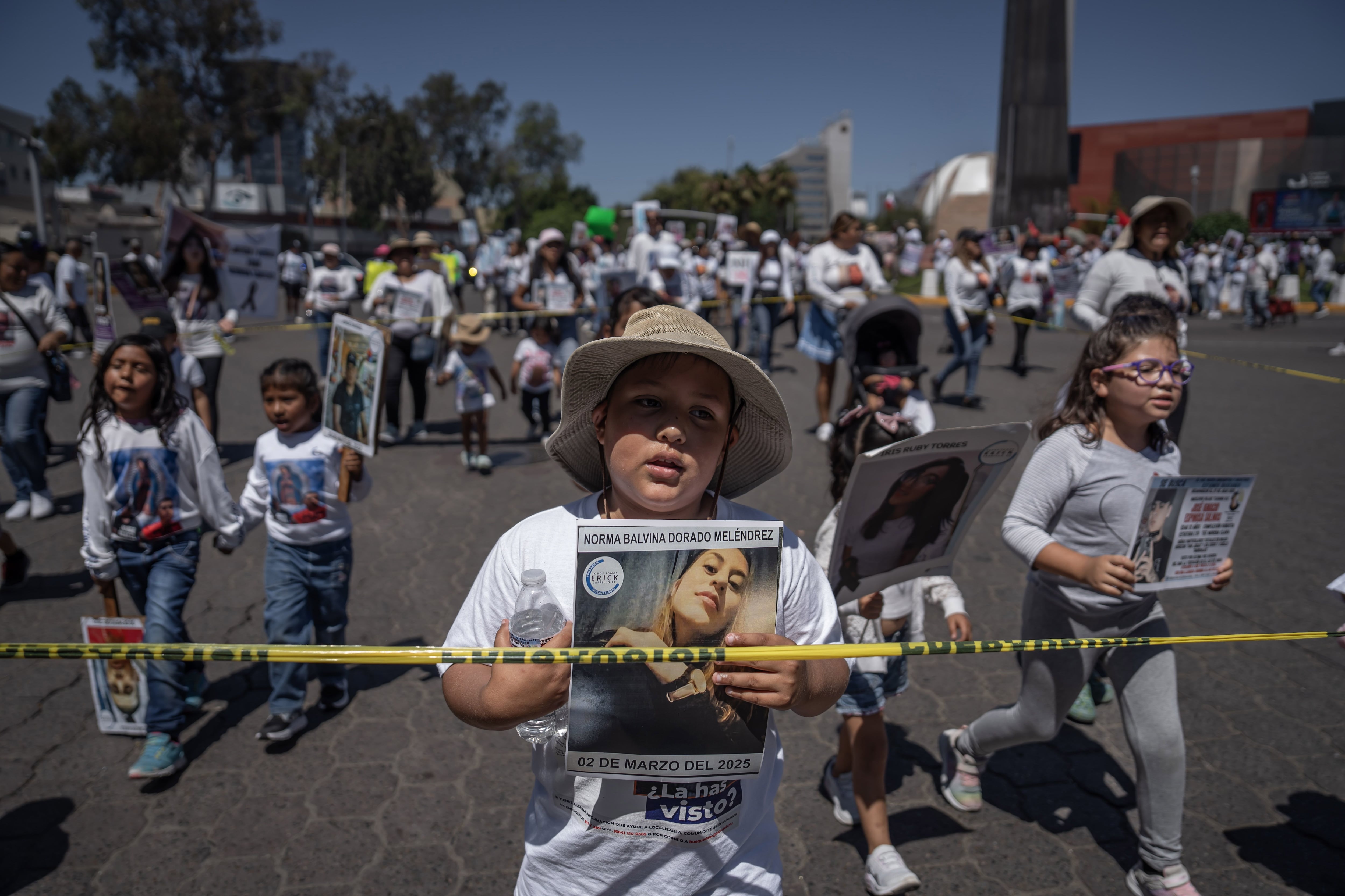 Las protestas por el Día Internacional de las Víctimas de Desaparición, en imágenes