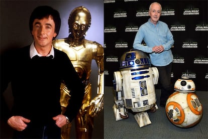 Anthony Daniels, que interpretou C3PO da saga 'Star Wars'. 