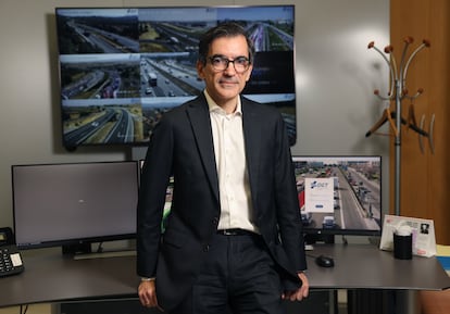 El director del Observatorio Nacional de Seguridad Vial de la DGT, Álvaro Gómez Méndez, en la sede del organismo en Madrid, el día 8.