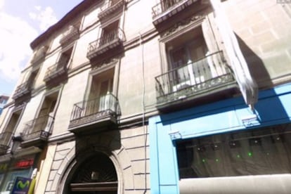 Edificio de la calle Barquillo que se transformará en un hotel.