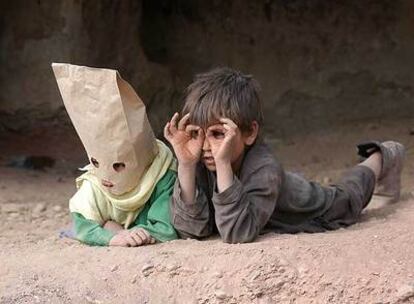 Fotograma de la película <i>Buda explotó por vergüenza, </i>de Hana Makhmalbaf.
