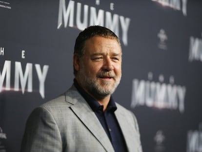 Russell Crowe, en el estreno de 'The Mummy' en Sídney, Australia, en mayo de 2017.