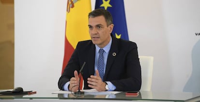El presidente del Gobierno, Pedro Sánchez