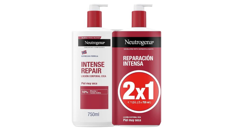 Pack de lociones hidratantes corporales Neutrogena.