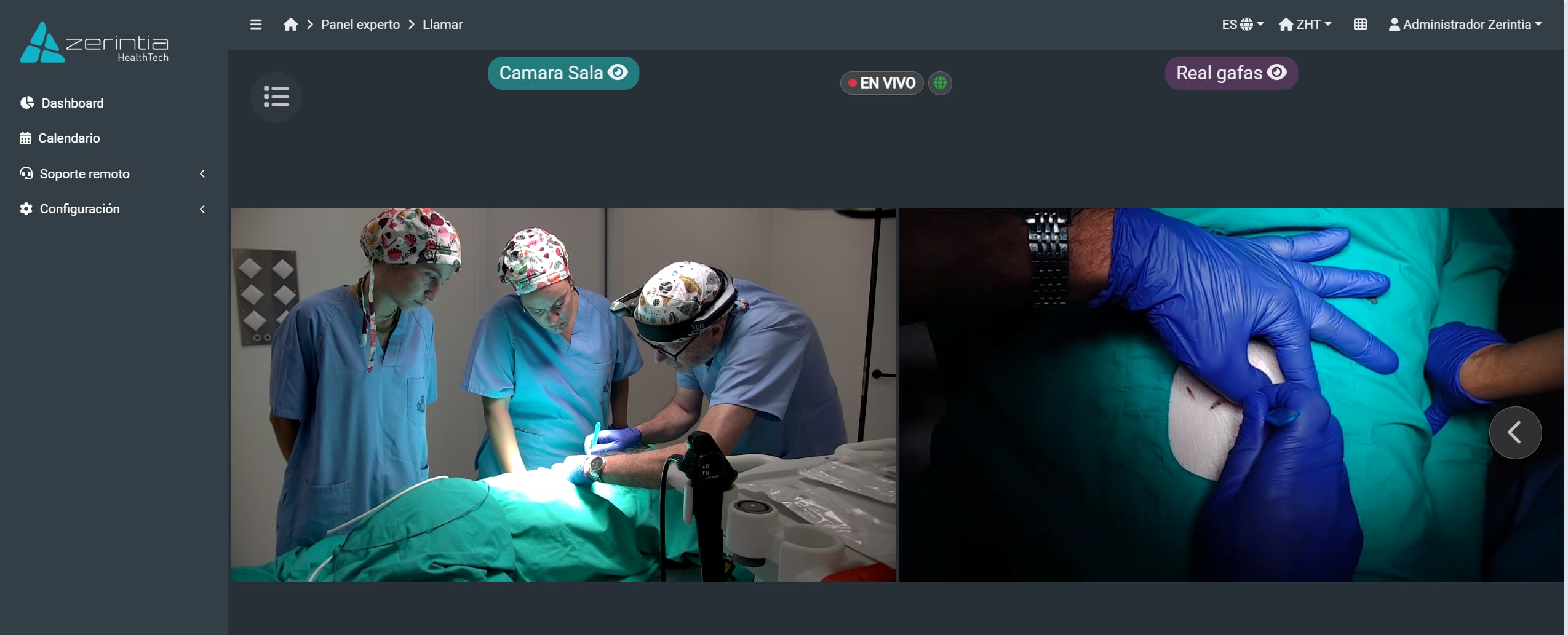 Curso de neumología y ecografía pulmonar realizado a través de la plataforma de Zerintia HealthTech, en una imagen cedida por la empresa.