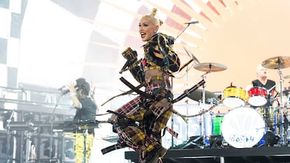 Gwen Stefani y No Doubt durante su concierto, el segundo día de Coachella 2024.