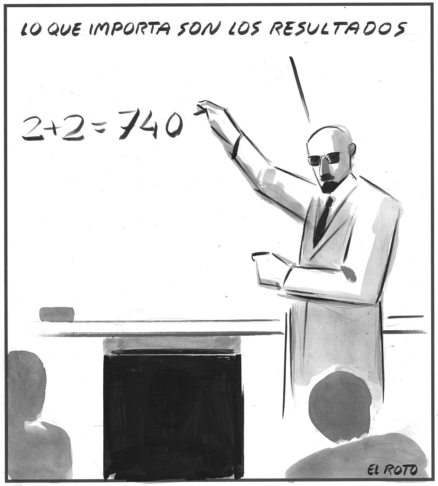 El Roto: resultadismo