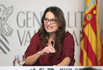 La vicepresidenta de la Generalitat, Mónica Oltra.
