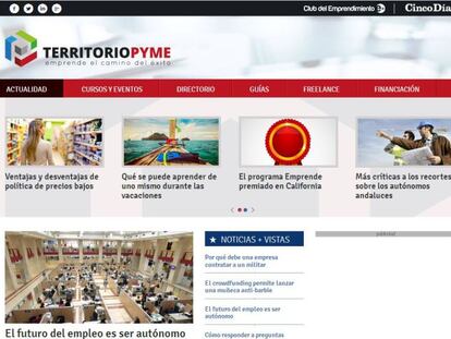 Cinco Días inventa un territorio para las pymes y los autónomos