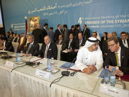 Reunión en Marrakech de la cuarta conferencia de Amigos del Pueblo Sirio.