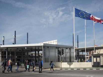 La frontera de Gibraltar, el último día antes del Brexit.