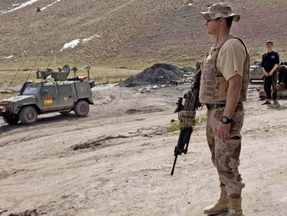 Tropas españolas en Afganistán.