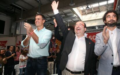 Pedro Sánchez i Miquel Iceta a Tarragona.