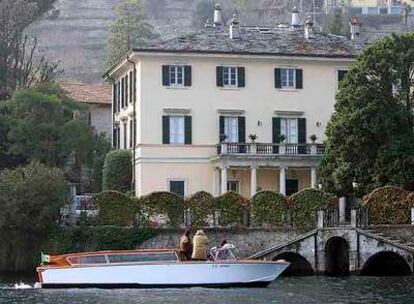 La mansión de George Clooney a orillas del lago Como.