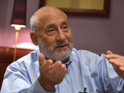 Joseph Stiglitz, em agosto passado numa entrevista em Paris