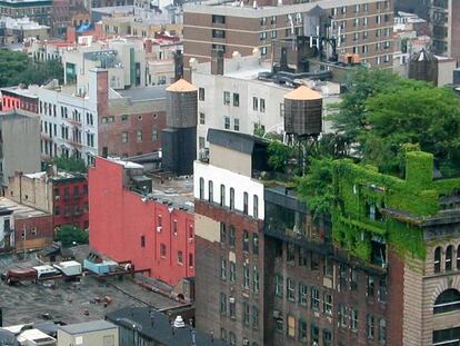 Edificio 'naturado' en Manhattan, Nueva York.