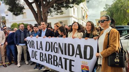 Manifestación en Barbate el pasado día 25 contra la identificación de la localidad con el narcotráfico.