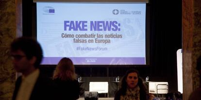 Foro sobre Fake News organizado en 2018