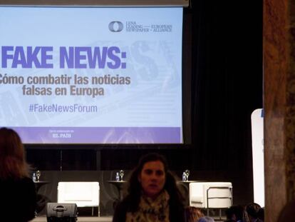 Foro sobre Fake News organizado en 2018