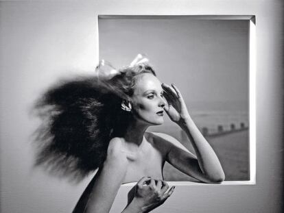 Grace Coddington en 1974, cuando todavía era modelo