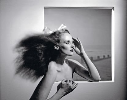 Grace Coddington en 1974, cuando todavía era modelo