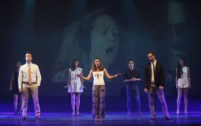 El elenco de 'Hércules, el musical' interpreta uno de los números del espectáculo durante la 9ª edición de los PTM.