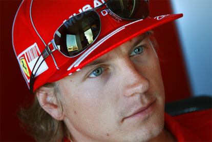 Kimi Raikkonen, durante su etapa en Ferrari