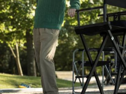 Woody Allen, durante el rodaje en San Sebastián.