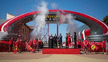 El parque Ferrari Land, el día de su inauguración en abril del año pasado.