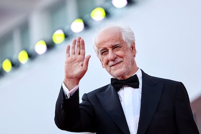 Toni Servillo, a su llegada a la gala de clausura del festival de Venecia.
