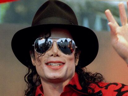 Michael Jackson durante una de sus actuaciones. 