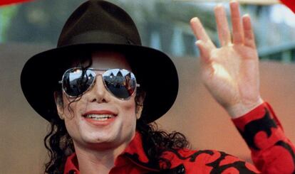 Michael Jackson durante una de sus actuaciones.